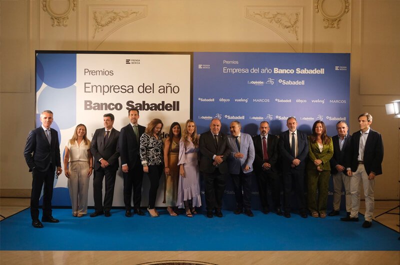 Dcoop, Federico Beltrán, Nonoki, TROPS, Sando, Clece, Freepik y Airzone, premiados por Prensa Ibérica, La Opinión de Málaga y Banco Sabadell en los I Premios Empresa del Año Banco Sabadell / FRANCIS SILVA