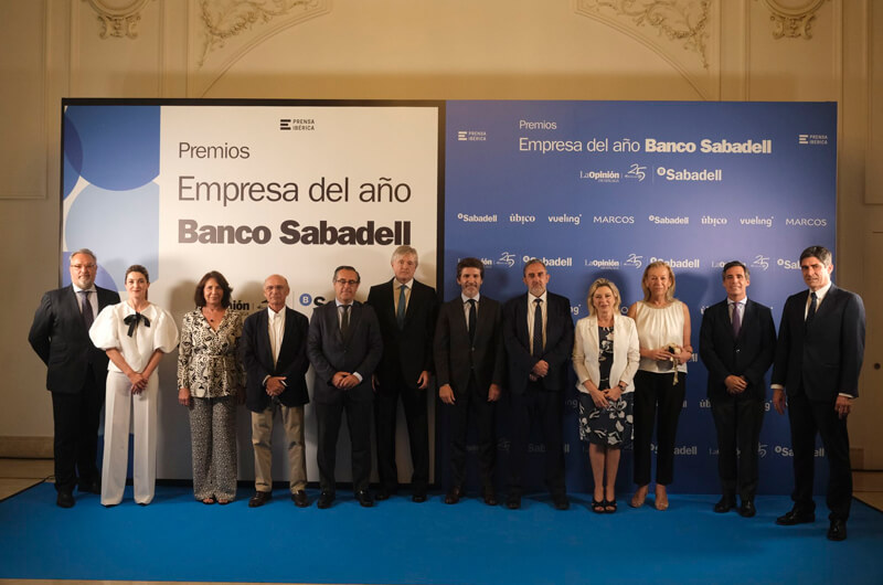 Dcoop, Federico Beltrán, Nonoki, TROPS, Sando, Clece, Freepik y Airzone, premiados por Prensa Ibérica, La Opinión de Málaga y Banco Sabadell en los I Premios Empresa del Año Banco Sabadell / FRANCIS SILVA