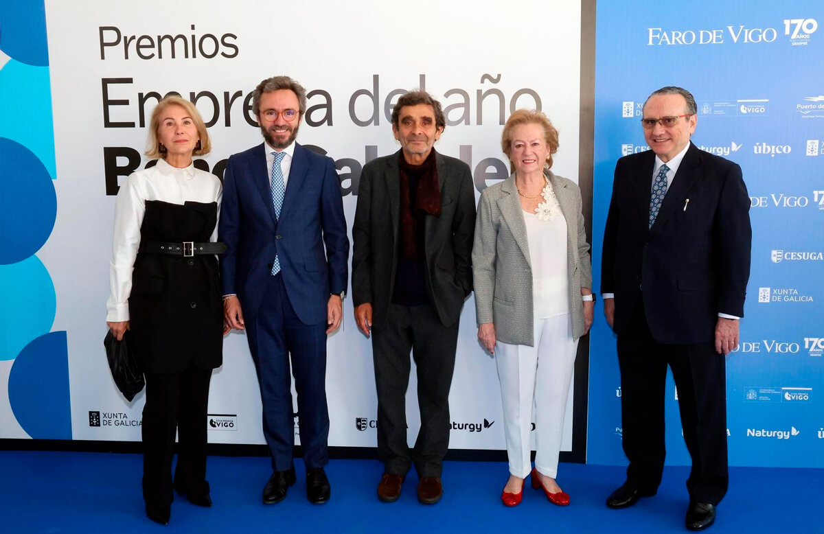 Elena González, Aitor Moll, Adolfo Domínguez, Arantza Sarasola y Javier Moll